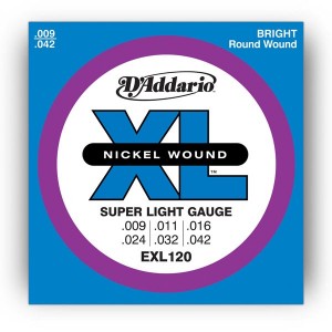 Corde chitarra elettrica EXL120 3D D'Addario