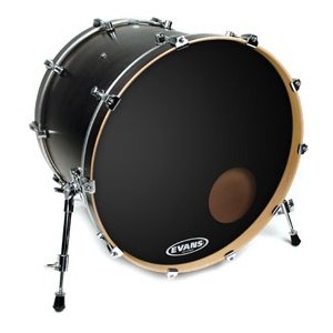 22" EQ3 Black Bass BD22RB Evans